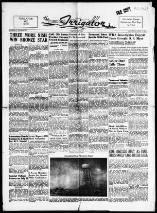 Japanese balloon bomb recovered in Oregon during World War II, 1945